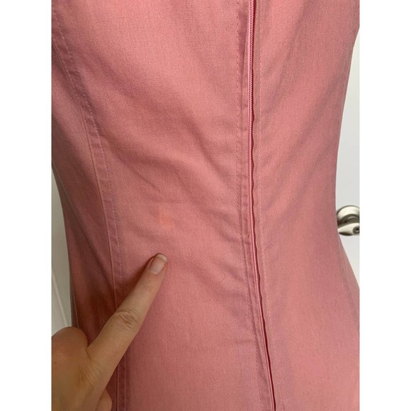 Rebecca Taylor Cotton Blend Dress with Embroidered Mesh Embellishment 8 - Picture 4 of 12